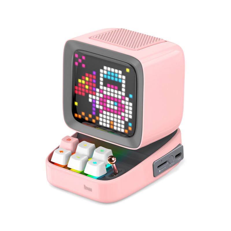 DIVOOM Ditoo Plus Speaker - Pink